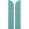 Ekena Millwork Americraft 3-Board (2 Batten) Wood Joined Board-n-Batten Shutters w/ Arch Top, ARW101BQ311X77PTH, PR ARW101BQ311X77PTH - alternate 1